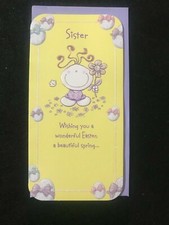 SISTER EASTER CARD COUNTRY