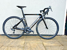 BIANCHI ARIA ULTEGRA 53cm HUNT AERO CARBON WHEELS 50/34 GOOD CONDITION