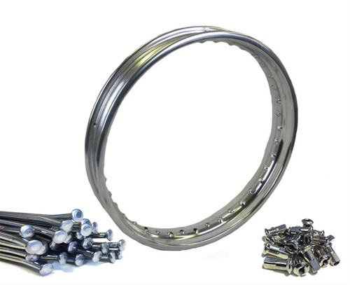 Budget chrome rim spoke set - chrome,