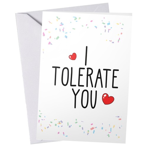 Funny tolerate you - 'i, you'