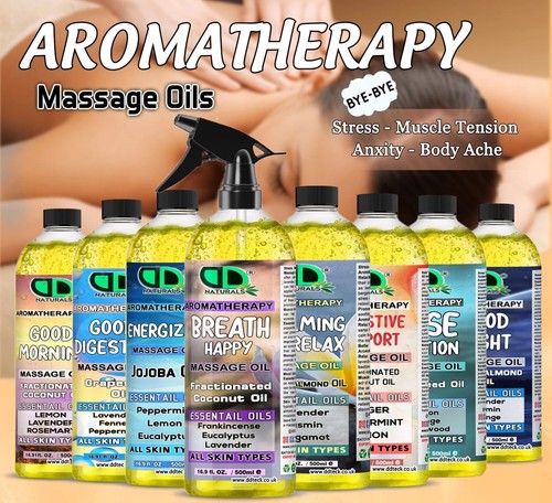 Massage oil blends - oil, using