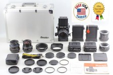 3Lens [Top Mint w/Case] Mamiya RZ67 Pro II Film Camera + 50 110 140mm From JAPAN