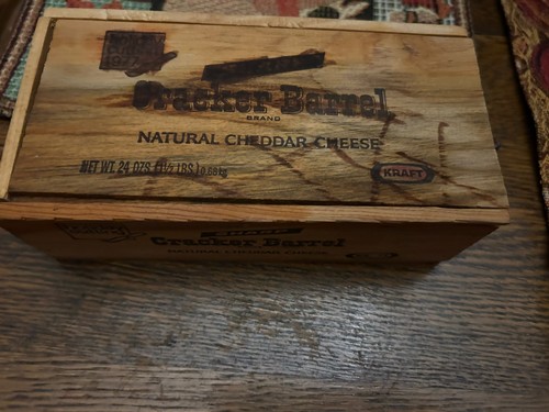 Vtg cracker barrel kraft - barrel,