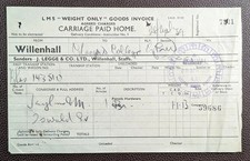 1939 LMS Goods Invoice – J