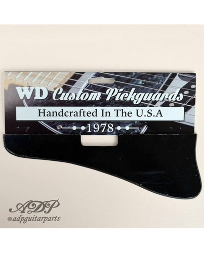 Lefty black pickguard for - lefty,