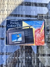 Rare Ferguson Portable Pocket Colour TV PVT01 Boxed