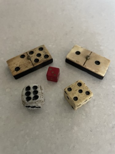 Vintage dice and - and, 2
