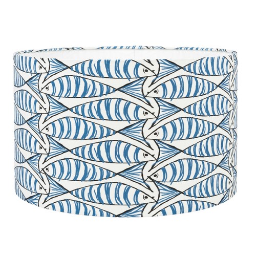 Seaside sardine lampshade - seaside,