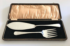 Vintage Cased ‘Electro-Pluro’ Silver Plated Fish Serving Set 