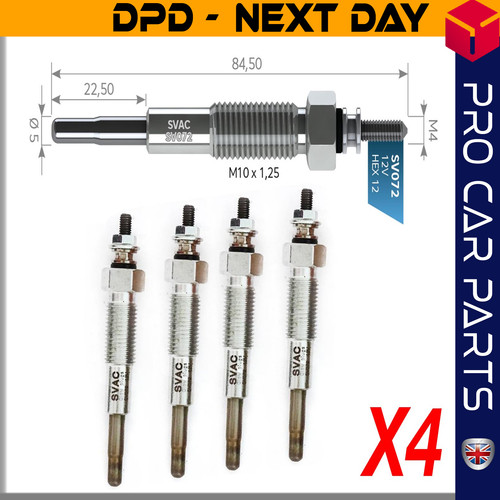 Glow plug fits - 4x,