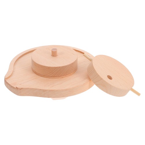 Mini wooden milling stone - mini,