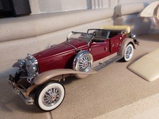 Franklin Mint 1:24 1930 DUESENBERG J DERHAM TOURSTER Fabulous But Flawed