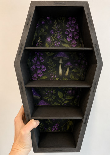 Coffin shelving gothic - coffin,