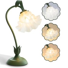 Green Vintage Retro Flower