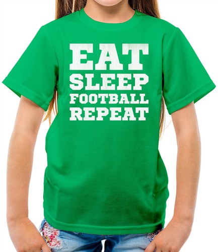Eat sleep football repeat - football,