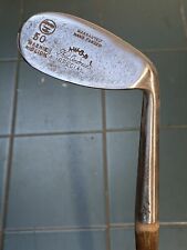 Hickory Golf Club Jack White Moon Face Stamp No 50 Mashie Niblick Long Oval Head
