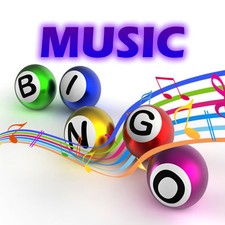 Music Bingo Game "GREAT PARTY