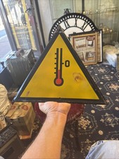 Enamel Sign Vintage warning