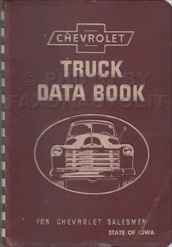 1949 1950 chevrolet truck - 1949-1950, data