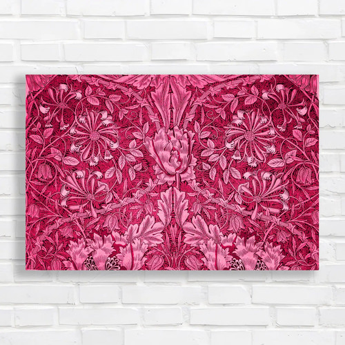Floral botanical tapestry pink - floral,