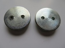 8710 -  NORTON COMMANDO CALIPER END PLUGS - USED - ONE BETTER THAN THE OTHER
