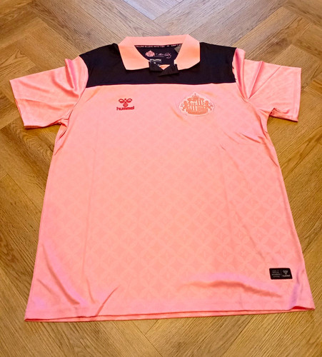 Sunderland away shirt pink - sunderland,