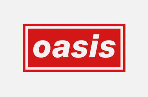 Oasis sticker band decal indie - oasis,