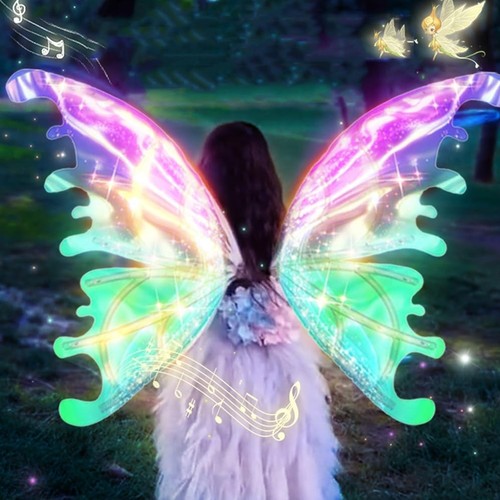 Led butterfly wings electrical - butterfly,