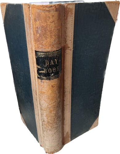 Vintage ledger 1950s cash day - ledger,