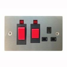 Volex 45A Cooker Switch with