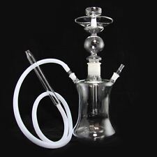 Art Hookah!  All Glass with Changing Light Box!  Premium Shisha Pipe Clear