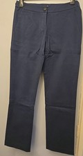 Mens Dark Blue Chino Trousers 30 Inch Waist 29 Inch Leg Brand New