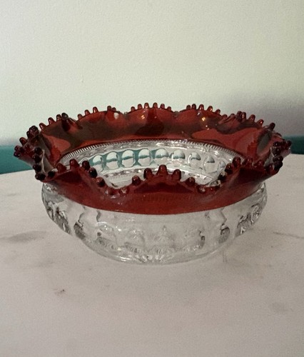 Victorian antique glass - , posy