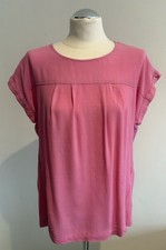 Next Pink top in size 12 crepe fabric good condition