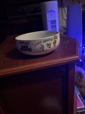 Kellogg's 1987 Rice Krispies Ceramic Cereal Bowl Snap Crackle Pop