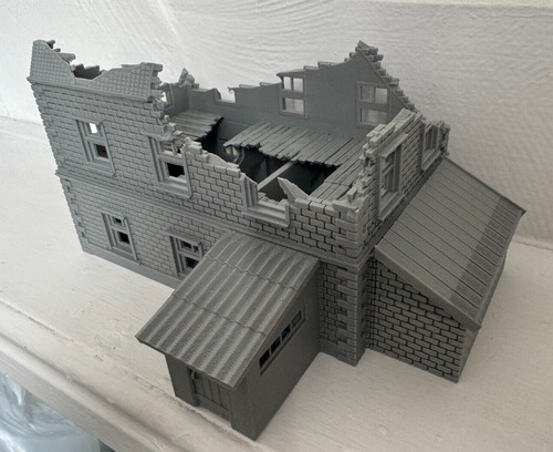 28mm ruined farm - farm, house