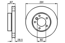 2x Brake Disc for JAGUAR