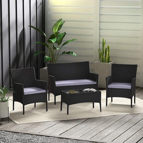 4pcs rattan outdoor garden - 4pcs,