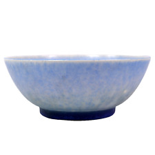 Ruskin Art Pottery Bowl Crystalline Blue W13cm Circa 1932