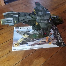 Mega Bloks Halo UNSC Pelican Gunship with Lights Sounds - 97129 - Near Complete