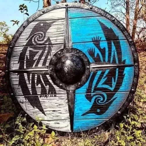 Medieval viking shield - medieval,