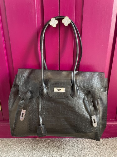 Shoulder jelly bag crocodile - bag,