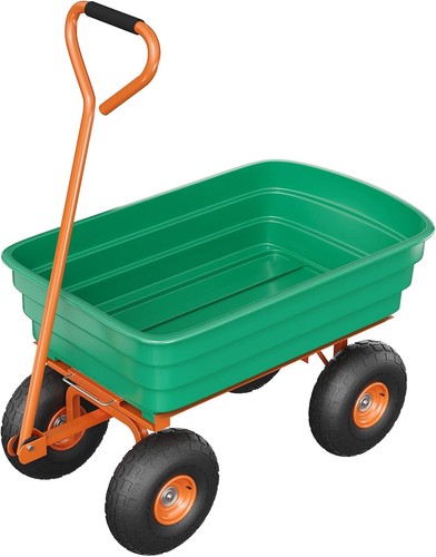 Heavy duty poly - dump, cart