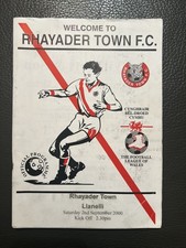 2.9.2000. Rhayader Town v