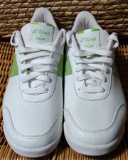 Vintage Reebok G Unit White And Pistachio Green Leather Shoes Womens Size 9.5 