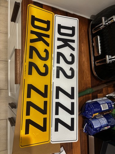 Registration plate dk22 - plate-dk22, zzz