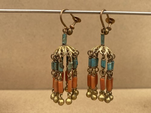 Vintage coral turquoise - +,