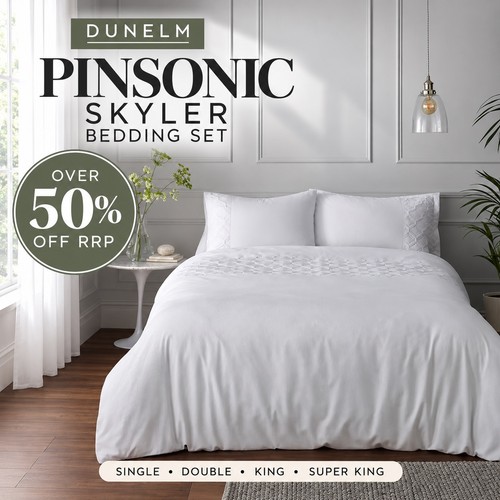 Dunelm skyler white pinsonic - dunelm,