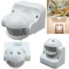 180° Degree Security PIR Movement Motion Sensor Detector Outdoor Switch Wall