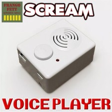 Scream Voice Sound Player Box Costume Horror Replica Prop (Ghostface/Freddy)